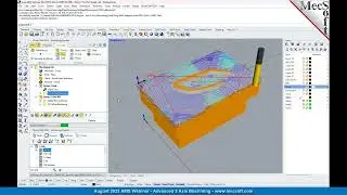 Horizontal Roughing and Re-Roughing in RhinoCAM & VisualCAM