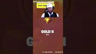 Повышение ранга в Fortnite пошло не так.