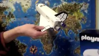 Playmobil  space shuttle Космический корабль-шаттл  с астронавтами обзор space shuttle