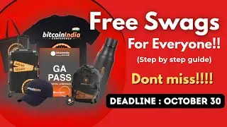 Free Swags For All | Bitcoin Swags | Bitcoin India Conference