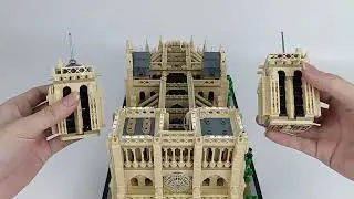 How to Light up Notre Dame de Paris LEGO #21061