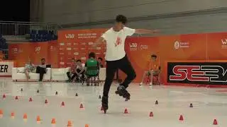 2019 WRG Inline Freestyle Classic Slalom SRM Final 3th Place Degli Agostini Valerio (ITA)