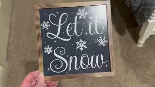 Wooden Sign 🎄 | Cozy Rustic Holiday Wall Decor