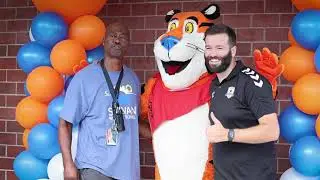 Sylvan Middle School community celebrates grand opening of their new futsal court