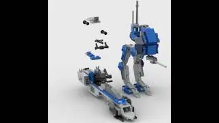 LEGO Star Wars 75280 501st Legion BARC Speeder and AT-RT Upgrade Alternate Build MOD