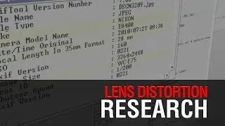 Lens Distortion Correction