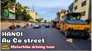 Overview of the Au Co street expansion project (Hanoi), updated June 15, 2024