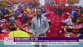 Majority Leader advocates constitutional reform to place cap on ministerial appointments