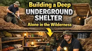 Building a Deep Underground Shelter Alone in the Wilderness