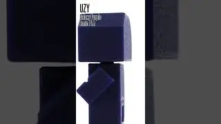 687 UZY Galaxy Purple Basic PLA | 3D printed sample - #FilaMODE