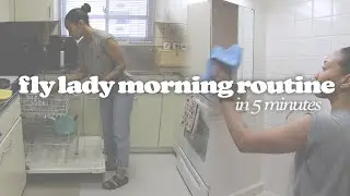 5 Minute Cleaning Motivation | Day 1 Fly Lady Morning Routine