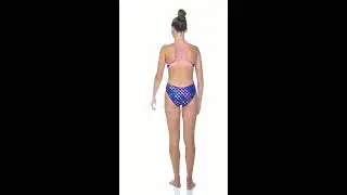 Sporti Mermaid Fancy Foil Micro Back One Piece Swimsuit (26-40) | SwimOutlet.com