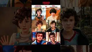 Animated Vs Real-Which One Is Best?#StrangerThings #strangerthings5 #strangerthingsedit #netflix