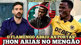GIGANTE!!! JHON ARIAS CHEGANDO NO MENGÃO NOVO REFORÇO NOTÍCIAS DO FLAMENGO HOJE 