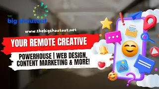 Big Shoutout Agency: Your Remote Creative Powerhouse | Web Design, Content Marketing & More!