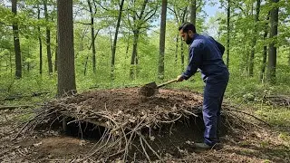 I Built an Underground Shelter So Hidden Even Animals Walk Over It 