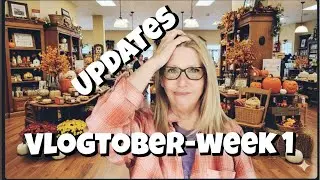 Big Things Underway *VLOGTOBER WEEK 1*OVER 60-NO SLOWIN DOWN | FALL VLOG