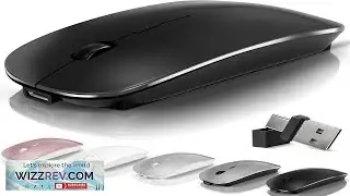 Mouse for Laptop Wireless Bluetooth MacBook Air Mac Pro PC iPad