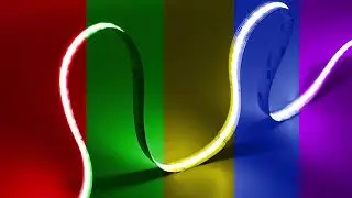 DC24V RGBW 4200 Chips 16.4Ft Flexible COB LED Strip Lights - superlightingled