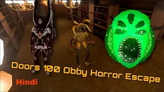 100 DOORS OBBY: Can I Escape the Scary Hotel? (Part 1)