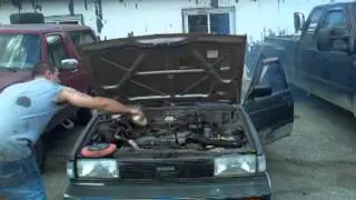 Gas engine running on nitromethane