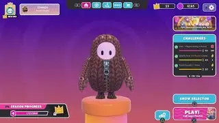 Fall Guys: PS5 Sackboy Skin Gameplay! Sackboy: A Big Adventure Collab! Items + Taunt!