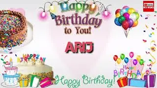 Happy Birthday ARIJ _|🎂|_ Birthday Song_|🎂|_Best_Wishes_||