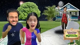 Late NIGHT we Tried To ESCAPE from HOME ! School Boy Runaway