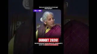 FM Sitharaman Taken Aback by Journalist&rsquo;s Query on Middle Class Benefits