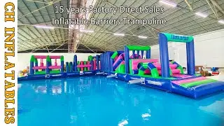 CH Latest Design Obstacle Course Jumper castle Commercial Inflatable Obstacle Course For Rental