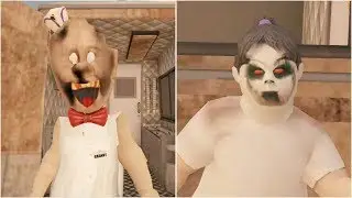 Rod Is Granny & Lis Is Slendrina | Ice Scream Episode 2