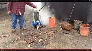 Tesla turbine generator testing at 1.89 gear reduction