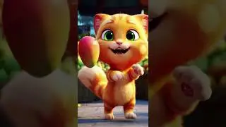 cute orange cartoon cat farming fruits  #cat #prettycat #funny #cute #cartoon #prettyfunny #love