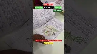 MESP85 PGDPPED Block 4 IGNOU Project Work #shortsfeed #youtubeshorts