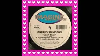 Charley Davidson - Don't Stop (Hysteric Ego Vocal Mix)