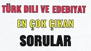 Açık Lise EDEBİYAT En Çok Çıkan Sorular!!