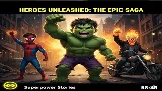Spider-Man, Hulk & Ghost Rider KIDS Save the City ⚡ AI Superhero Short Film