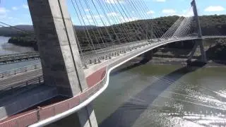 Térénez, avant la déconstruction de l'ancien pont - 2013