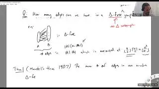 Graph Theory - Mantel's theorem (Lecture 35)
