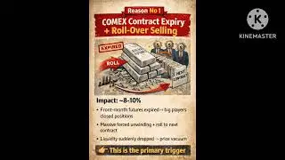 Silver Price Crash Today 😱 Real Reason Behind COMEX&ndash;MCX Fall (Must Watch)