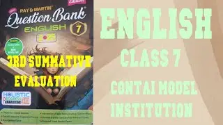 RAY & MARTIN QUESTION BANK  English 2025 Class 7 Contai Model Institution