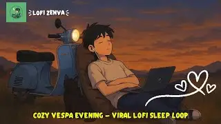 Cozy Vespa Evening – Viral Lofi Sleep Loop #lofi #lofichill