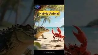 CROCODILE + RED CRAB = YATIRAH ? Hybrid Animal, Combining Animal DNA #shorts #CROCODILE #CRAB