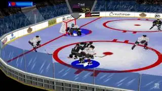 Wayne Gretzky's 3D Hockey '98 PS1 Gameplay HD