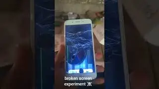 broken screen experiment ☠️