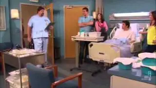 Ted Mosby gets beat by goat