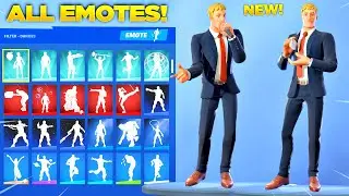 Fortnite AGENT JONES SKIN with All my Fortnite Dances & Emotes! (Fortnite Chapter 2 Season 6)