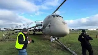 Nimrod at Coventry Airport January 26. Possibly the last roar of these engines at Coventry. 