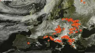 Sat24 lightning video impression for Friday, July 17, 2020