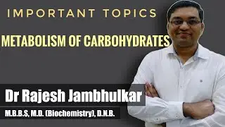 1. Important topics in metabolism of carbohydrates